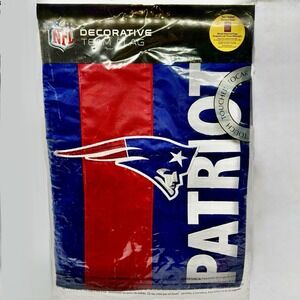 NFL New England Patriots 12.5" x 18" Flag Two-Sided